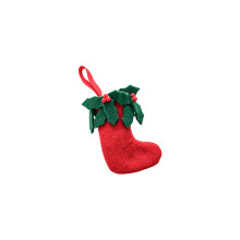 Saisonale Filzkranz-Dekoration, Rotkehlchen,-Kleine rote Socken