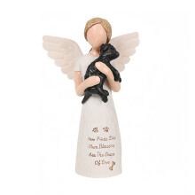 Pet Memorials Gift for Dog or Cats ,Pet Loss Sympathy-black dog
