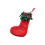 Handmade Wool Felt Christmas Wreath With Robin-Large red socks 1