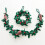 Handmade Wool Felt Christmas Wreath With Robin-Large red socks 5