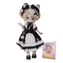 Aven Rabbit Minty Fantasy Forest BJD Doll Blind Box with Poseable Joints and Collectible Accessories, 1PC