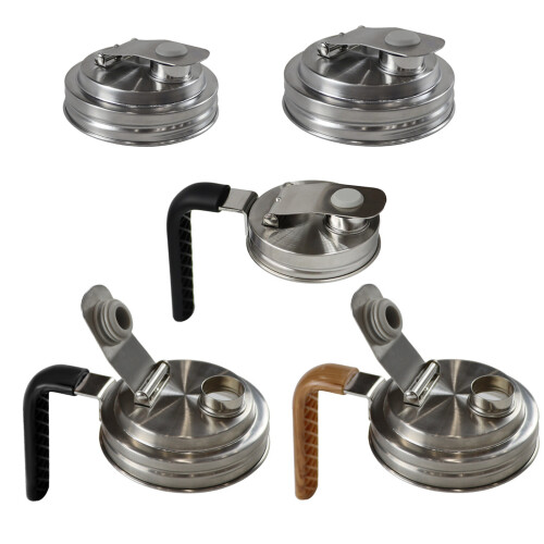 Quick Installation Mason Jar Pour Spout Lid-86mm without handle 1