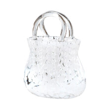 Unique Handbag Shape Decorative Vases for Cute-White money bag