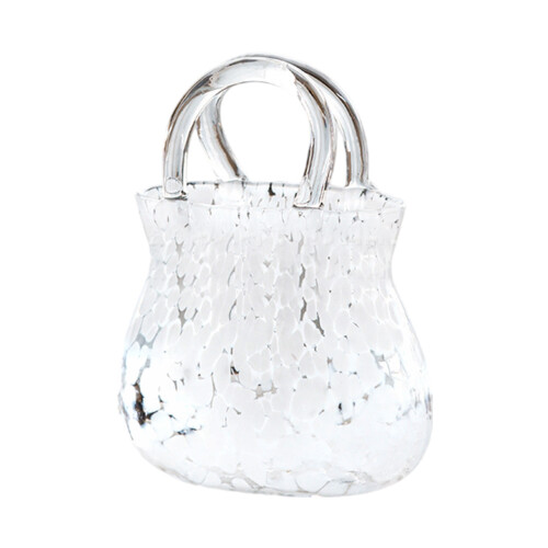 Unique Handbag Shape Decorative Vases for Cute-White money bag
