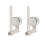Plastic Suction Cup Storage Rack Rotatable For Bathroom-2 A 1