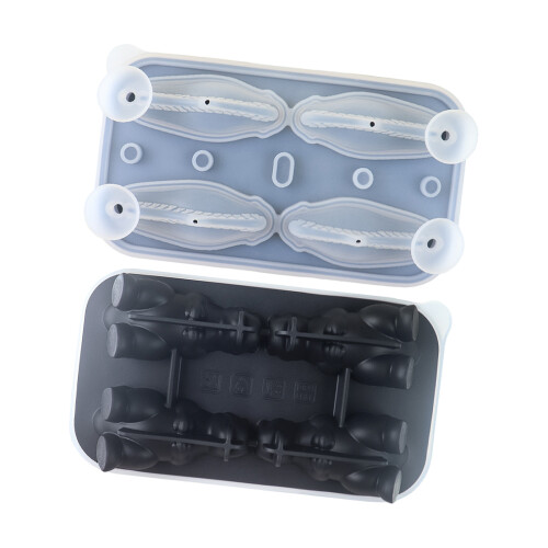 Funny Dinosaurs Ice Molds Ice Tray For Creative Cooking-Black