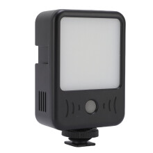 Tragbares LED-Kameralicht mit 49 LEDs, 6500K, wiederaufladbares Mikrofon