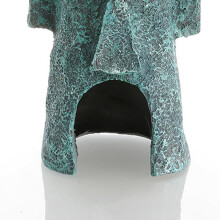 Niedliches Fischhaus Cartoon-Aquarium-Dekoration aus Resin – Squidward-Haus
