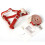 Adjustable Dog Harness Leash with Handle, 1.5x120cm Red 7