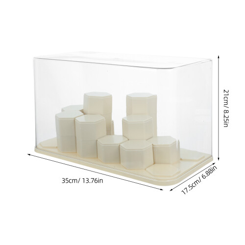 Large Clear Plastic Showcase Box for Dolls and Collectibles 1