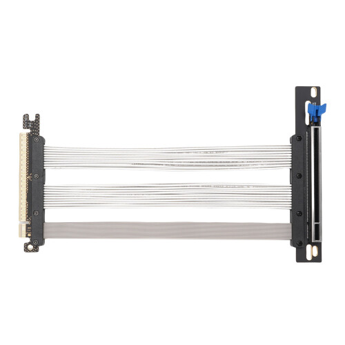 PCIe 5.0 16X Riserkabel 128GB/s 15cm Silber für High-Performance-GPU 2