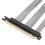 PCIe 5.0 16X Riserkabel 128GB/s 15cm Silber für High-Performance-GPU 12