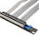 PCIe 5.0 16X Riserkabel 128GB/s 15cm Silber für High-Performance-GPU 14