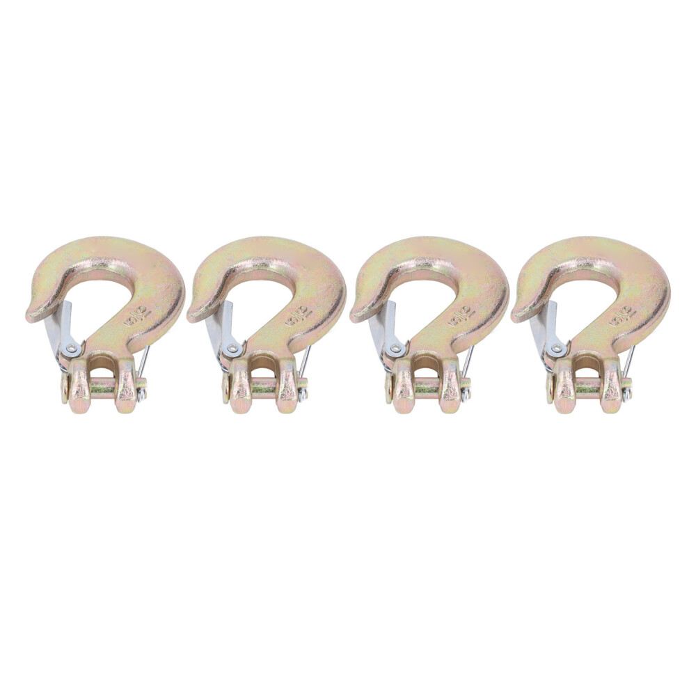 Heavy Duty 4Pcs Clevis Slip Hooks 4300 Lbs 5/16In Alloy Steel 9461390578301