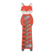 Baby Rain Stick Toy with Fox Design, Soothing Rain Sound Infant Musical Rattle for Sensory Play