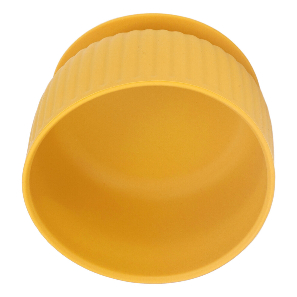 Baby Silicone Suction Bowl 12.2Cm Spill-Proof Mess Free Yellow