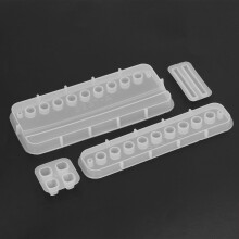 Epoxy Mold 4 Pieces Pen Holder Durable Tear-Resistant for Home Crafting