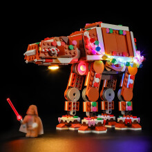 Light Kit with Warm Lighting and Hidden Wires for Star Wars Gingerbread ATAT Walker 40806