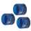 Blue Electric Guitar Control Knob Set 3Pcs – Potentiometer & String Adjuster 14