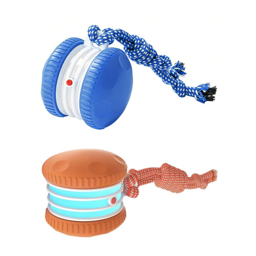 Automatic Rolling Ball Cats Dog Toy with-orange1 color 1
