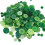 Assorted Color Resin Button For Creative Projects-Green series 1