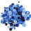 Assorted Color Resin Button For Creative Projects-blue series 1