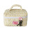 Spacious Toiletry Bag For Travel Featuring Plaids-Yellow 1
