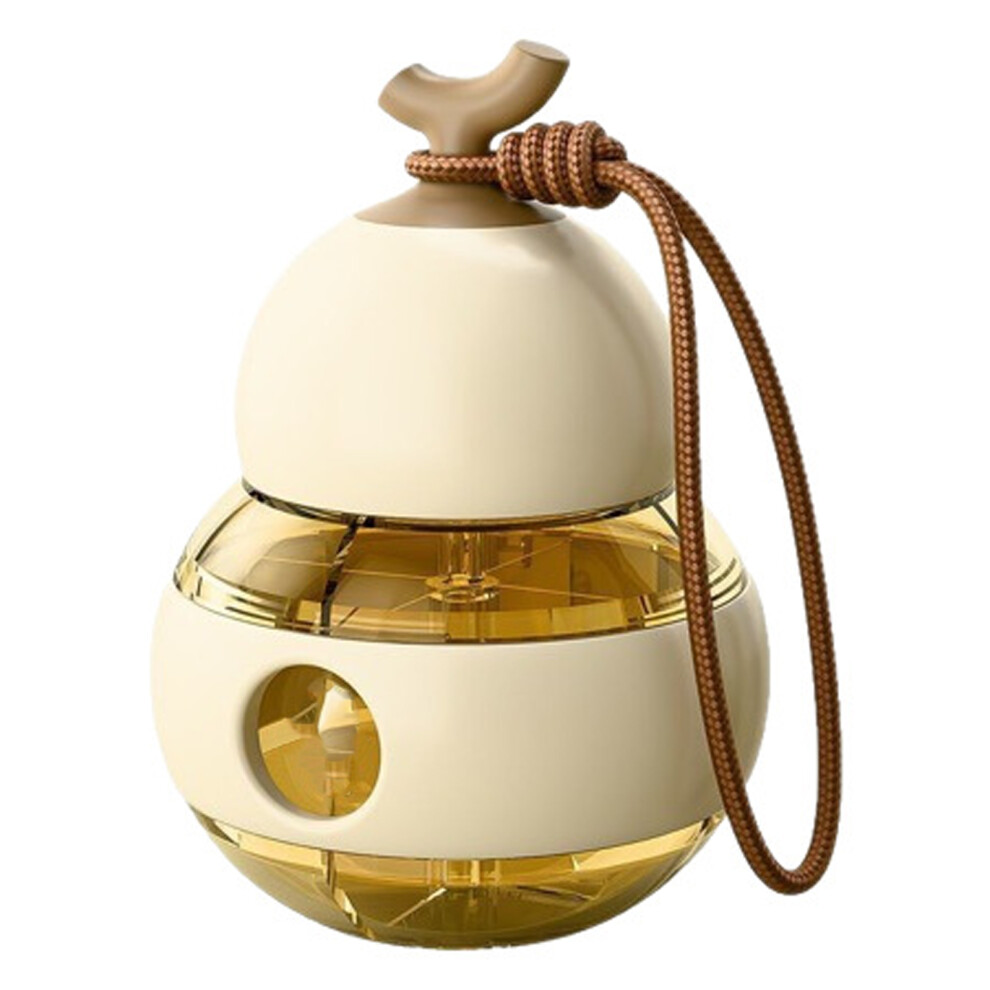 Multiple Compartment Mini Gourd Pills Case Ideal for-beige1