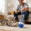 Automatic Rolling Ball Cats Dog Toy with-orange1 color 6