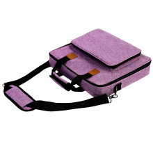 Portable Crossbody Carry Bag Comfortable for Long Trip-Purple