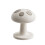Mushroom Shape Toilet Flush Button Easy Installation-White S 1