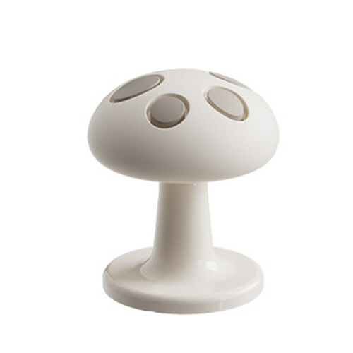 Bouton de chasse d'eau en forme de champignon, bouton de-Blanc S