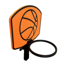 Trash Can Clip On Small Basketball Hoop Game Creative Fun Indoor