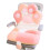 Coussin de dos Design pattes de chats de dessin animé,-Rose M 1