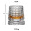 Party Whiskeys Glass Rotating Base Texture Clear Cocktail-6 4