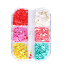 1 Box 3D Flower Nail Art Decorations Petal Shaped Accessories for DIY Nails and Crafts