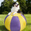 Balle gonflable pour chien à configuration rapide pour un-L 3