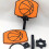 Multifunctioneel klein basketbalringclip-on-ontwerp voor 7