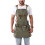 Ergonomic Carpenter Apron Padded Shoulder Straps 13-Khaki 7