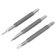 3 Pcs Carbon Steel Shock S Nail Set 3500PSI Spring Loaded for Wood Metal Glass