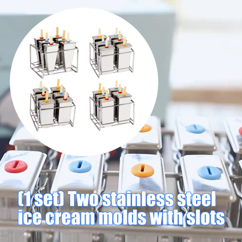 Multifunktionale Edelstahl-Eis am Stiel-Maker,-D 2
