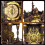 Vintage Clock Building Blocks with Functional Mechanical Movement, Swinging Pendulum, Retro Steampunk Design 4