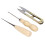 28Pcs Leather Craft Tools Set with Awls, Needles & Wax Threads 8