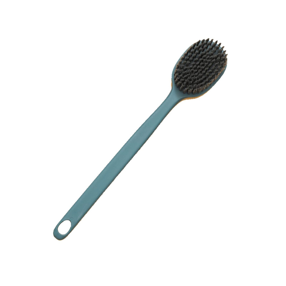 Body Bath Brush with Long Handle Reach, Soft Bristle Exfoliating Back Scrubber for Full Body Cleaning
