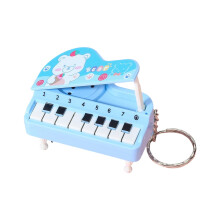 Mini Piano Keychain with LED Lights, Portable Electronic Keyboard Toy for Kids and Music Lovers