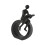 Plastic Reading Figurines Statue Modern Abstract Art-Black 1
