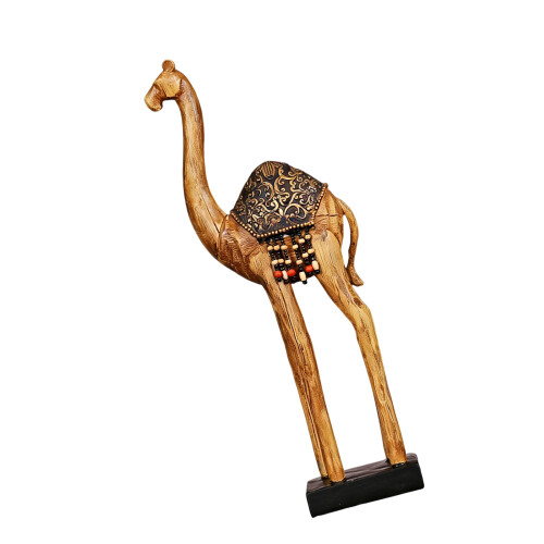 Kamelfiguren, dekoratives Ornament, Kamelstatue aus Kunstharz,-C