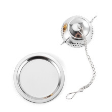 Complete Tea Kettle with Strainer Cover Set 304 Nonrust-Silver