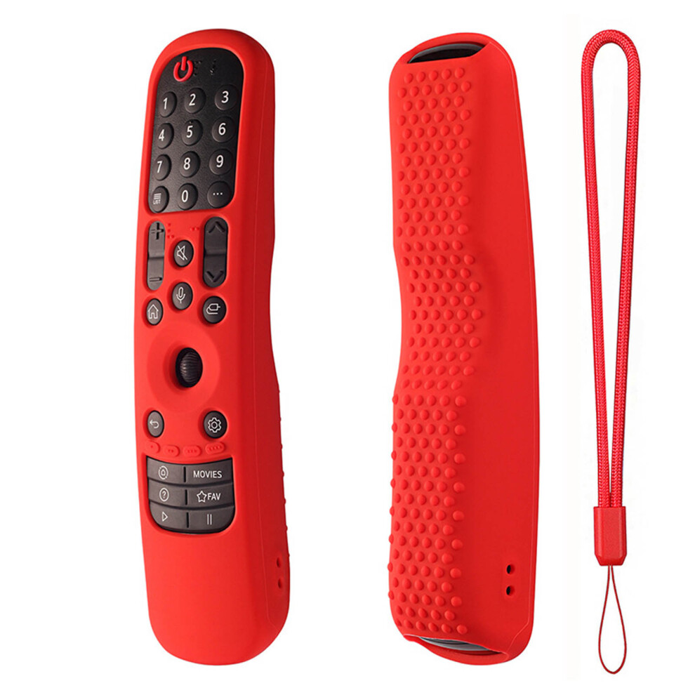 Shockproof Silicone Remote Cover For Mr21ga Mr21gc, Red 7681390224431