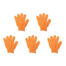 Exfoliating Shower Gloves 5 Pack Double Sided Body Scrub for Effective Skin Care and Gentle Massage